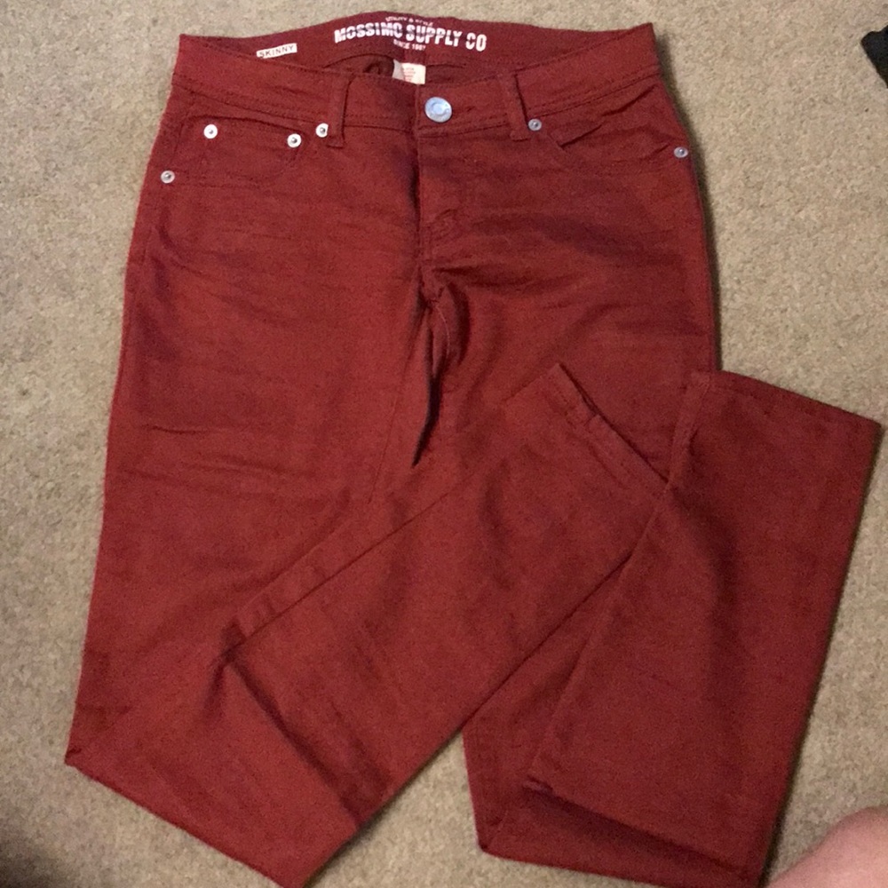 Brick skinny jeans